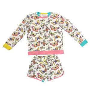 Stella McCartney Butterfly Short Sweatshirt Set Kids Size 10